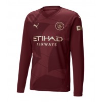 Camiseta Manchester City Tercera Equipación Replica 2024-25 mangas largas